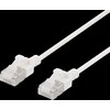 Kabelis DELTACO Cat6a, 3.8mm, 3m, 500MHz, baltas / UFTP-1058