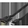 Kabelis DELTACO DisplayPort - DVI-D Single Link, 1080p 60Hz, 1m, juodas / DP-2010-K / 00110008