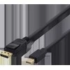 Kabelis DELTACO DisplayPort į miniDisplayPort, 4K UHD, 1m, juodas / DP-1111-K / 00110005