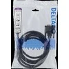 Kabelis DELTACO HDMI į DVI, 2 m, Full HD, juoda / HDMI-112D