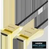 Kabelis DELTACO Itin plonas HDMI, 4K UHD, 3m, juodas/auksinis / HDMI-1043-K / 00100012