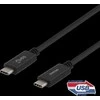 Kabelis DELTACO USB-C – USB-C, 0,5 m, USB 3.1 Gen 2 / USBC-1401M