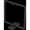 Kabelio žiedas vertikaliam montavimui, 80x80mm, metalas DELTACO juoda / 19-13s