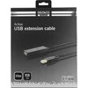 Kabelis DELTACO USB 2.0, 20.0m, juodas / USB2-EX20M