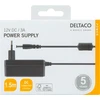 Kintamosios srovės adapteris DELTACO 100-240 V AC 50/60 Hz iki 12 V DC, 3 A, 1.5 m, juodas / PS12-30B