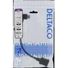 Lankstus HDMI adapteris, 0,2 m, kairinis kampas, HDMI M / F, UHD DELTACO juodas / HDMI-21C