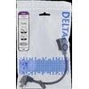 Lankstus HDMI adapteris, 0,2 m, kampinis, HDMI M / F, UHD DELTACO juoda / HDMI-21D