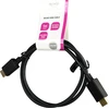 Ultra High Speed HDMI kabelis DELTACO 1m, eARC, QMS, 8K 60Hz, 4K 120Hz, LSZH, juodas / HU-10-LSZH