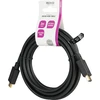 Ultra High Speed HDMI kabelis DELTACO 3m, eARC, QMS, 8K 60Hz, 4K 120Hz, LSZH, juodas/ HU-30-LSZH
