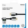 Ultra High Speed HDMI kabelis DELTACO 8K 60Hz / 4K 120Hz, 2m, juodas / 00100034