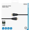 Ultra High Speed HDMI kabelis DELTACO ARC, QMS, 8K in 60Hz, 4K UHD in 120Hz, 3m, juodas / HU-30-R