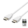 Ultra High Speed HDMI kabelis DELTACO ARC, QMS, 8K in 60Hz, 4K UHD in 120Hz, 3m, baltas / HU-30A-R