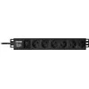 Maitinimo panelė 19 Toten, 3m, juoda / 19-6PDU