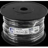 Wentronic Modulio kabelis, 6P, ritininis, 100 m DELTACO juodas / MD-15S
