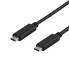 Mob. telefono kabelis DELTACO, USB 3.1, 1m, juodas / USBC-1054