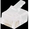 Modulinė jungtis RJ12, 6P6C, 20-pack, skaidrI DELTACO / MD-2A