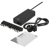 NB maitinimo šaltinis DELTACO 120W, 15-20V, 11 antgalių, USB / SMP-120WD