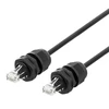 Under_Develo Patch kabelis DELTACO S/FTP Cat6a, 5m, IP68, PG13.5, juodas / SFTP-65AH-WP