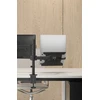 Universalus nešiojamas kompiuterio laikiklis DELTACO OFFICE plienas, VESA, juodas / ARM-0540