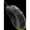 Pelė DELTACO GAMING su laidu, 6400 DPI, RGB, USB, juoda / GAM-108