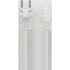 Prietaiso kabelis DELTACO įžemintas, tiesus CEE 7/7 į tiesų IEC 60320 C5, max 250V/2.5A, 2m, 3X0.75mm2, baltas / DEL-109NV