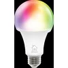 RGB LED lempos DELTACO SMART HOME E27, 3 vnt. pakuotė, WiFI 2.4GHz, 9W, 810lm, pritemdoma, 16m spalvų, 220-240V, baltos / SH-LE27RGB-3P