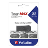 USB 2.0 atmintis Verbatim ToughMAX 32GB, juoda / V49331