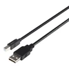 USB 2.0 kabelis DELTACO USB-A male - USB-B male, LSZH, 1m, juodas / USB-210S-LSZH