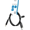 USB 2.0 kabelis DELTACO USB-A male - USB-B male, LSZH, 1m, juodas / USB-210S-LSZH