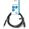 USB 2.0 kabelis DELTACO USB-A male - USB-B male, LSZH, 2m, juodas / USB-218S-LSZH
