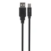 USB 2.0 kabelis DELTACO USB-A male - USB-B male, LSZH, 3m, juodas / USB-230S-LSZH