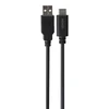 USB 2.0 kabelis DELTACO USB-A - USB-C male, LSZH, 2m, juodas / USBC-1006-LSZH