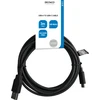 USB 2.0 kabelis DELTACO USB-A - USB-C male, LSZH, 3m, juodas / USBC-1007-LSZH