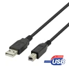 USB-B 2.0 kabelis DELTACO tinkamas spausdintuvams, 1m juodas / USB-210S-K / R00140001