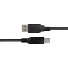 USB-B 2.0 kabelis DELTACO tinkamas spausdintuvams, 3m juodas / USB-230S-K / R00140006