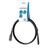 USB-C į USB-C kabelis DELTACO 1m, 10Gbps, 100W 5A, USB 3.1 Gen 2, E-Market, juodas / USBC-1402-LSZH