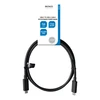 USB-C į USB-C kabelis DELTACO 5 Gbit/s, 5A, 1 m, juodas / USBC-1501-LSZH