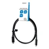 USB-C į USB-C kabelis DELTACO 5 Gbit/s, 5A, 1 m, juodas / USBC-1501-LSZH