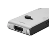 USB-C jungčių stotelė DELTACO USB-C į HDMI/DisplayPort/USB-A/USB-C/atminties kortelės skaitytuvas, 3840x2160, PD 100W, pilka / USBC-HDMI21