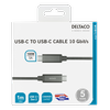 USB-C laidas DELTACO „SuperSpeed“ , 1 m, pintas, USB 3.1 Gen 2, 10 Gbps, 100W / USBC-1412M