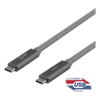 USB-C laidas DELTACO „SuperSpeed“ , 1 m, pintas, USB 3.1 Gen 2, 10 Gbps, 100W / USBC-1412M