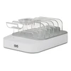 USB įkrovimo stotelė DELTACO 4x USB-A, 2x USB-C, 50 W, balta / DPS-0203