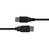 USB prailginimo kabelis DELTACO USB-A male - USB-A female, 1m, juodas / USB2-15S-K / R00140004