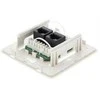Sieninis lizdas, paviršiaus UTP, 2xRJ45, Cat6 DELTACO baltas / VR-34