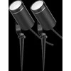 Sodo žibintų rinkinys DELTACO SMART HOME 2 lemputės, 8W, RGB+švelni balta / SH-GLEX01