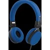STREETZ ausinės su mikrofonu, sulankstomos, 3,5 mm, 1,5 m laidu, mėlynos HL-W201