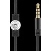 STREETZ ausinės su mikrofonu, atsakymo mygtukas, 3,5 mm, vandeniui atsparios, juodaos / HL-W109