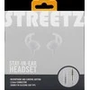 STREETZ ausinės, 3,5 mm, mikrofonas, baltos HL-W101