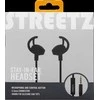 STREETZ Ausinės, su mikrofonu, 3.5mm, juodos HL-W100