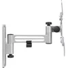 Televizoriaus/monitoriaus sieninis laikiklis DELTACO RV/kemperiams ir priekaboms, aliuminis, pasukamas, pakeliamas, rakinamas, 13"-43", VESA, Full-Motion, 2 krypčių, juodas / ARM-0266